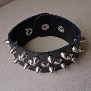 Black Studded Bracelet